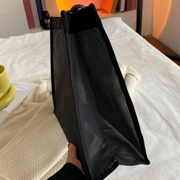 235. Best Mama Ever Mesh Tote Bag - Picture 4 of 5